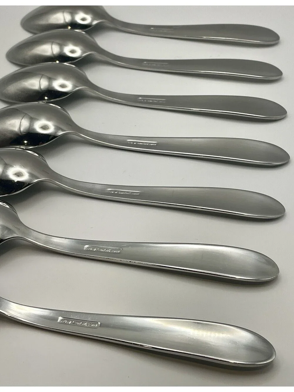 (7) Lenox ACCOUTREMENTS Stainless 18/10 Place Spoon Lot ~ 7”